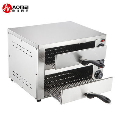 Elektrische pizzaoven voor pizza brood bakkerij 12 inch roestvrij staal countertop cooker