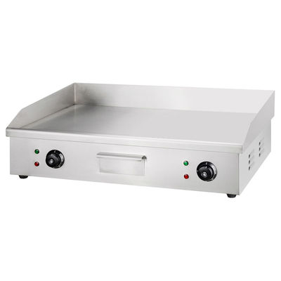 Elektrische grillmachine met roestvrij staalconstructie en temperatuurregeling