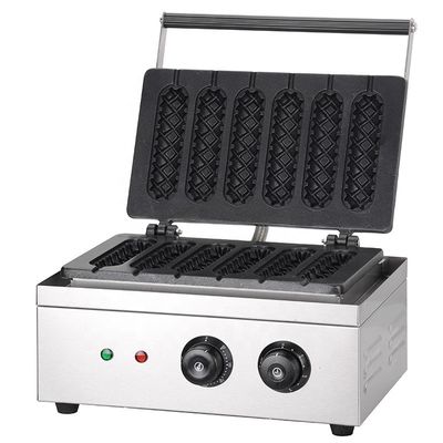 220V-240V Spanning Hot Dog Lolly Waffle Maker Machine voor Non-stick Corn Crispy Siamese