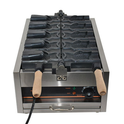 5 vis kegel capaciteit elektrische visvorm wafeltje ijzeren taiyaki machine voor ijs kegel
