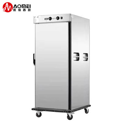 Roestvrij staal Buffet Food Warmer Cart voor catering 220V/50HZ/1Ph Power Supply Klaar