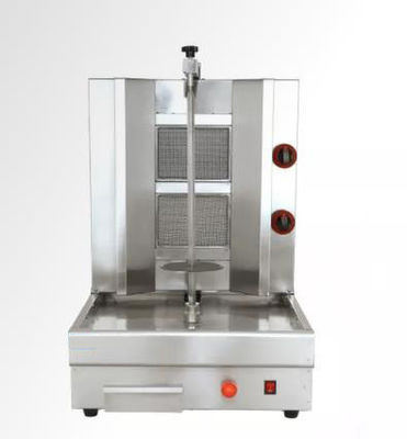 Gas Type LPG/NG roestvrij staal Midden-Oosten Bbq Grill Shawarma Maker Machine bij Outlet