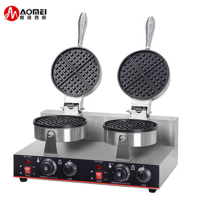 Double Plate Belgium Waffle Baker Waffle Maker Machine voor waffels en Timer Feature