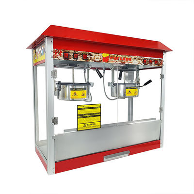 Laag geluidsniveau Automatische dubbele pot Zoete Popcorn Maker Popcorn Maker 860*420*740mm