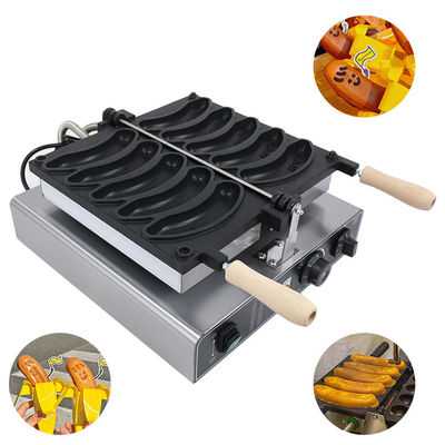 510x400x190mm Banana Shape Waffle Maker 2023 Model 5pcs Capaciteit Nonstick