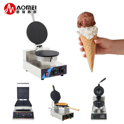 Elektrische wafelmachine 1300W voor snackbar