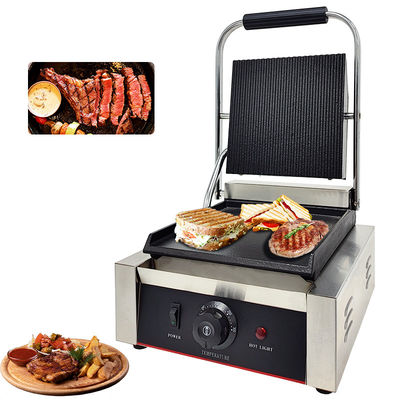Elektrische Panini-sandwichmaker met één kop zonder app-gecontroleerde functionaliteit