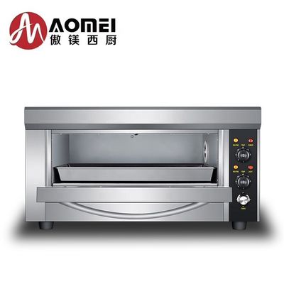 Commerciële elektrische bakkerijoven met 1 laag en 1 bak 850x620x450mm Efficiëntie