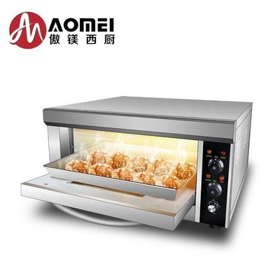Commerciële elektrische bakkerijoven met 1 laag en 1 bak 850x620x450mm Efficiëntie
