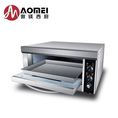 Commerciële elektrische bakkerijoven met 1 laag en 1 bak 850x620x450mm Efficiëntie