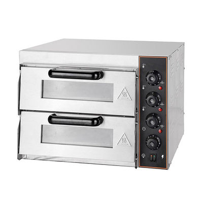 Elektrische pizzaoven en pizza-machine met twee lagen convectieoven App-gecontroleerd NO