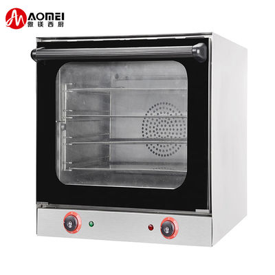 Convectieoven 4 bak roestvrij staal voor commercieel bakken in 600x560x560mm Grootte