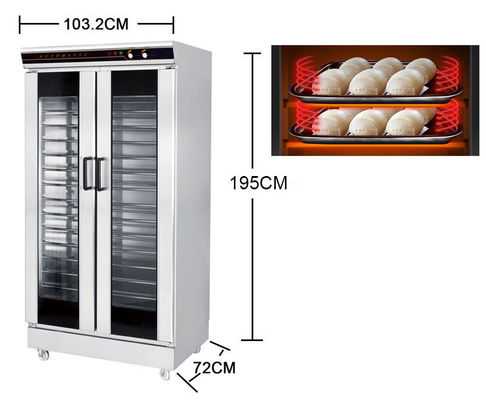 Precise Temperature Multifunctional 32 Trays Broodproofer voor de deeg fermentatie