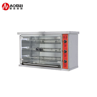 1180x490x710mm roestvrij staal elektrische kip rotisseries gasoven voor het grillen