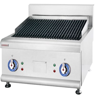 Tafeltype Elektrische Lava Rock Charbroiler met en Verpakkingsgrootte 730*740*550 mm