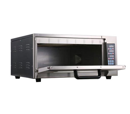 2500W roestvrijstalen pizzaoven met digitale timer en snackfunctie