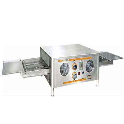 CE-goedgekeurde industriële keten type pizzaoven-conveyor snackmachine voor 7700 bakkerij