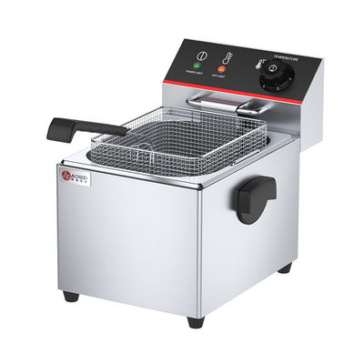 Geen particuliere modder elektrische deep fryer voor commerciële vis aardappel plantaardige chips frituren