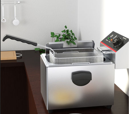 Geen particuliere modder elektrische deep fryer voor commerciële vis aardappel plantaardige chips frituren