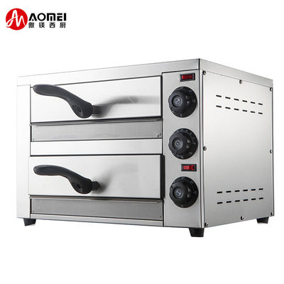 Elektrische pizzaoven voor pizza brood bakkerij 12 inch roestvrij staal countertop cooker