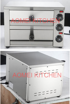 Elektrische pizzaoven voor pizza brood bakkerij 12 inch roestvrij staal countertop cooker