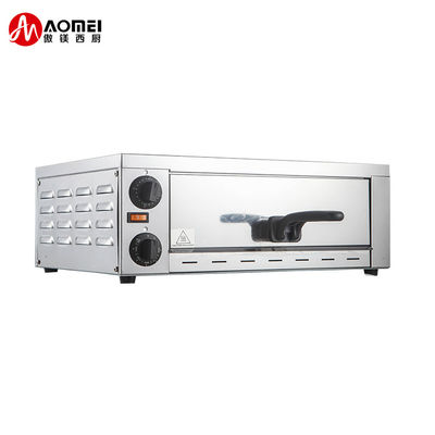 Elektrische pizzaoven voor pizza brood bakkerij 12 inch roestvrij staal countertop cooker