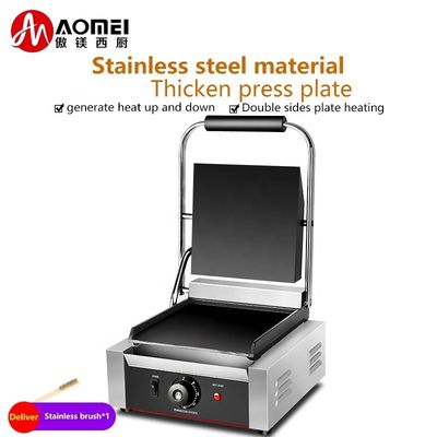 Elektrische commerciële broodbrood Panini grill met uitwisselbare broodplaten