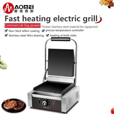 Elektrische commerciële broodbrood Panini grill met uitwisselbare broodplaten
