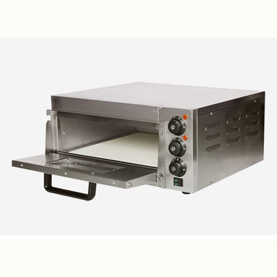 Outlet Eén dek roestvrij staal Commerciële elektrische bakkerij Pizzaoven 2023 Design