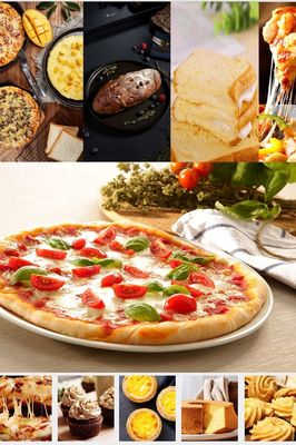 Outlet Eén dek roestvrij staal Commerciële elektrische bakkerij Pizzaoven 2023 Design