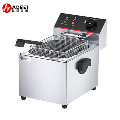 2 Tank 12L Elektrische Fryer Commerciële Olie Outlet Deep Fryer 6L Olie Basin voor Food Shop