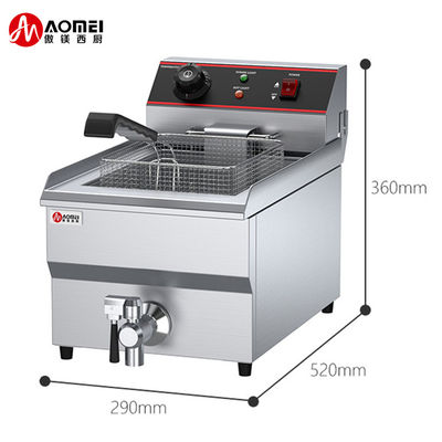 13L 13L Olie Fryer Professional 2 Tank 2 Basket Electric Chicken Deep Fryer voor 2023