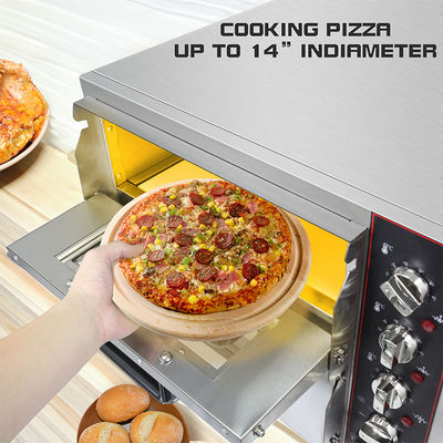 Elektrische pizza-oven met onafhankelijke kamers