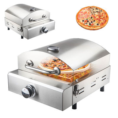 AM-037A Gas pizzaoven Draagbare camping pizza grill buiten tuin gasoven aankomst