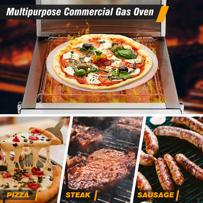 AM-037A Gas pizzaoven Draagbare camping pizza grill buiten tuin gasoven aankomst