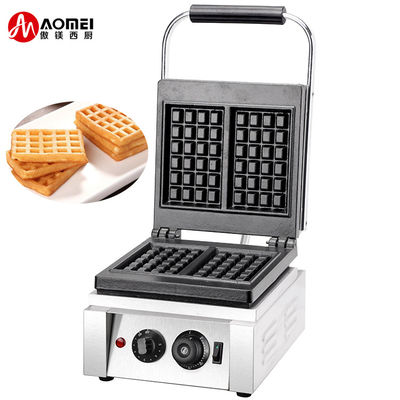 Bruto gewicht 20 kg Wafelmachine van roestvrij staal Elektrische draaibank Belgische commerciële