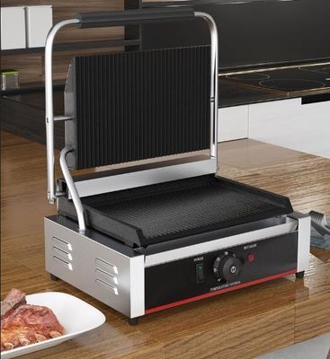 Hotel Electric Contact Grill Roestvrij staal Panini Press Griddle Sandwich Maker