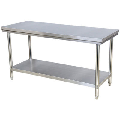 Restaurant Keuken Tafel Werkbank van roestvrij staal met 1.2/1.5/1.8/2.0M lengte
