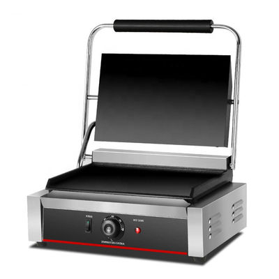 220V All Flat Electric Grill Machine met verwarmingselementen Sandwich Contact Grill 19kg