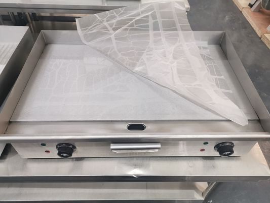 Elektrische grillmachine met roestvrij staalconstructie en temperatuurregeling