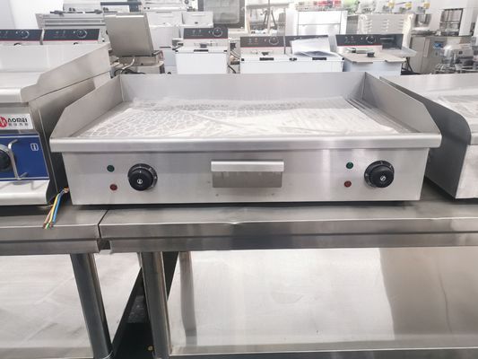 Elektrische grillmachine met roestvrij staalconstructie en temperatuurregeling