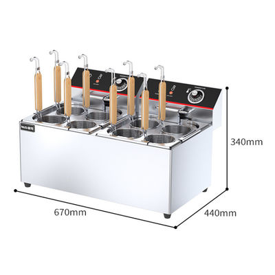 1 tank 4 manden Elektrische pasta-koker voor snel koken in commerciële keukens