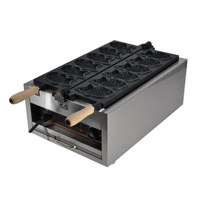 Draagbare automatische wafelmachine AO-1101A roestvrij staal elektrische grill bakkerij machine