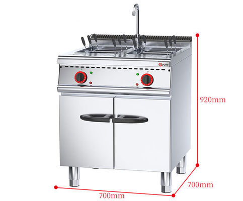 Gemakkelijk te bedienen Commerciële Noodles maken machine met kast 700 * 700 * 920mm Voordeel