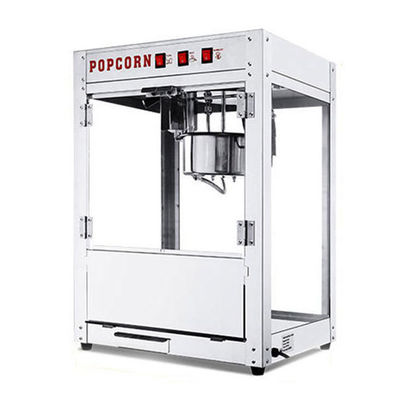 CE goedgekeurde draagbare popcornmachine van roestvrij staal voor de productie van 10 kg popcorn snacks