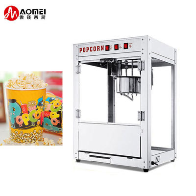 CE goedgekeurde draagbare popcornmachine van roestvrij staal voor de productie van 10 kg popcorn snacks