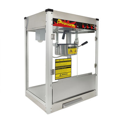 Elektrische popcornmachine met roestvrij staal
