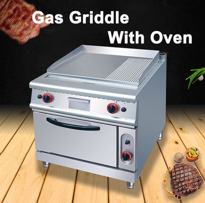 Commerciële gasgrill kookbereik met roestvrij staal gasoven Spanning LPG2800PA
