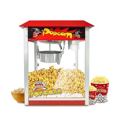 Schakelaarcontrolefunctie roestvrij staal popcornmachine voor commerciële popcorn maken