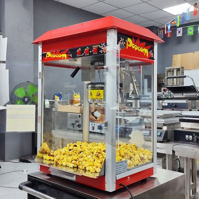 Multifunktioneel EB-06 Rood roestvrij staal popcorn maker voor commerciële en kenmerken